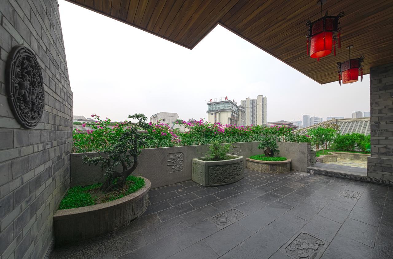 Han Dynasty Boutique Hotel Chengdú Exterior foto