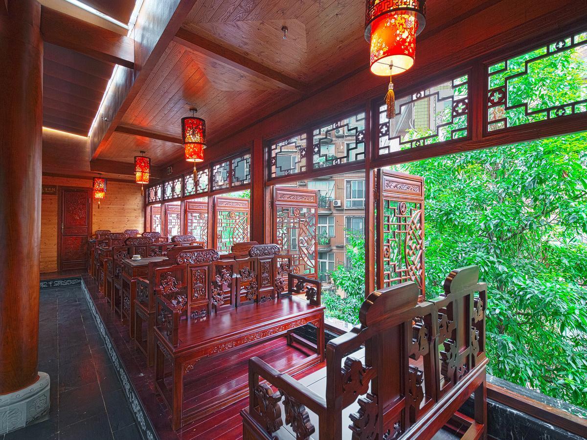 Han Dynasty Boutique Hotel Chengdú Exterior foto