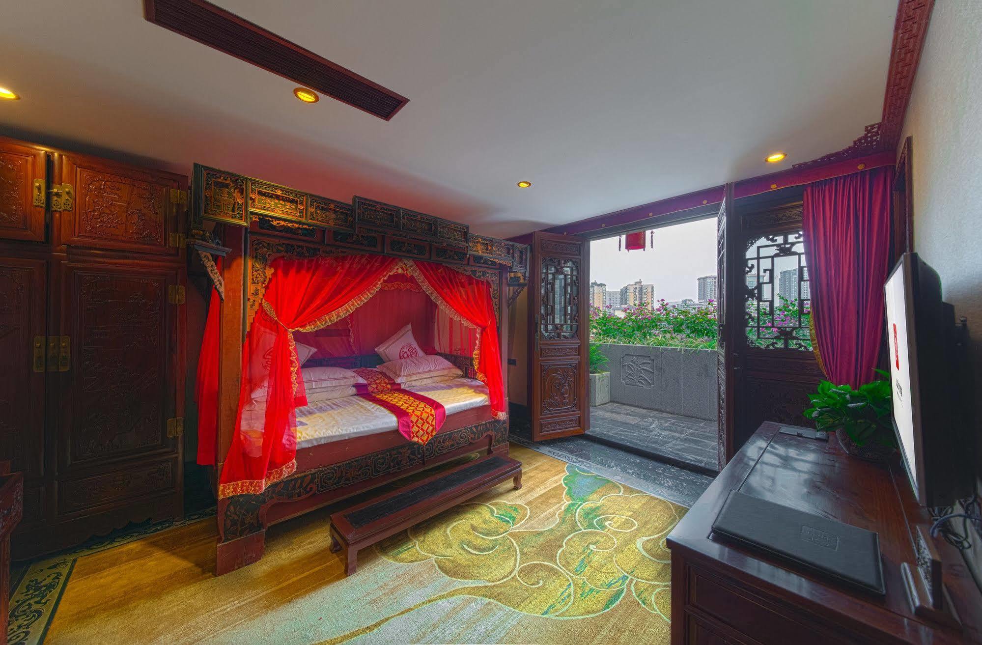 Han Dynasty Boutique Hotel Chengdú Exterior foto