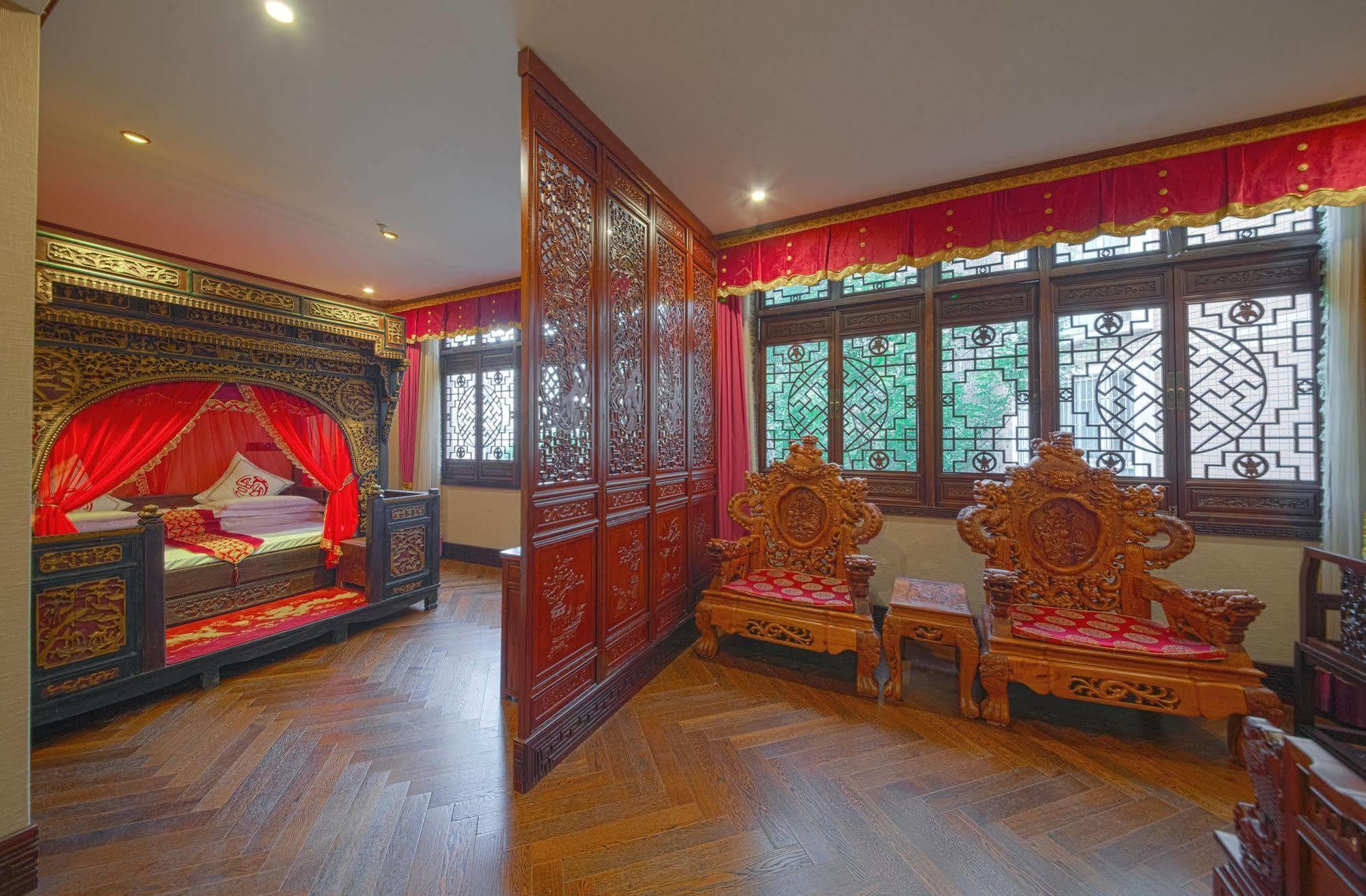 Han Dynasty Boutique Hotel Chengdú Exterior foto