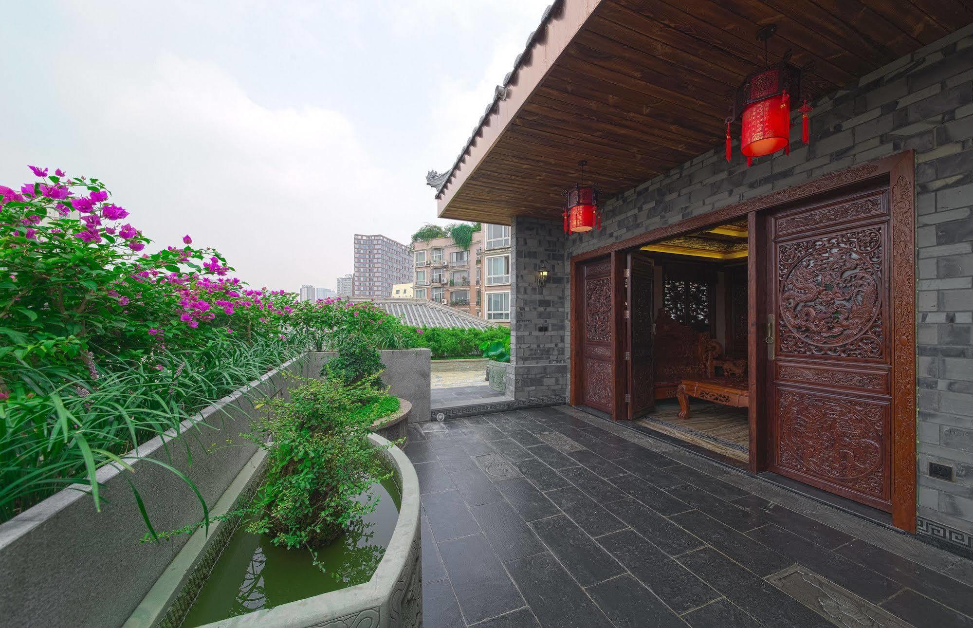 Han Dynasty Boutique Hotel Chengdú Exterior foto
