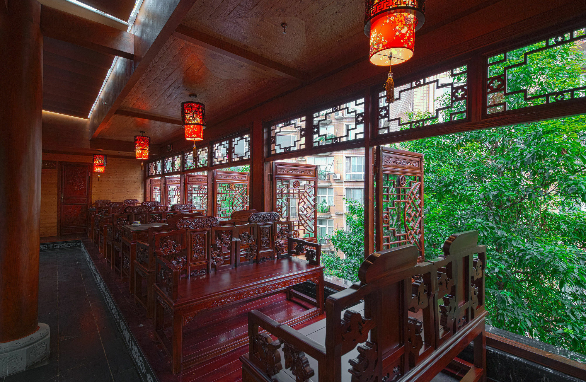 Han Dynasty Boutique Hotel Chengdú Exterior foto